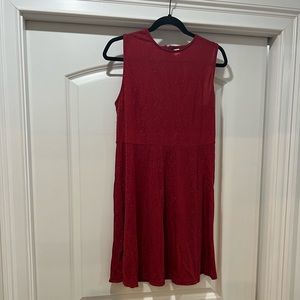 Sparkling red baby- doll dress .. never worn